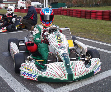 Christian Sørensen startede i front for kvalifikationsheatene ved Winter Cup 2011